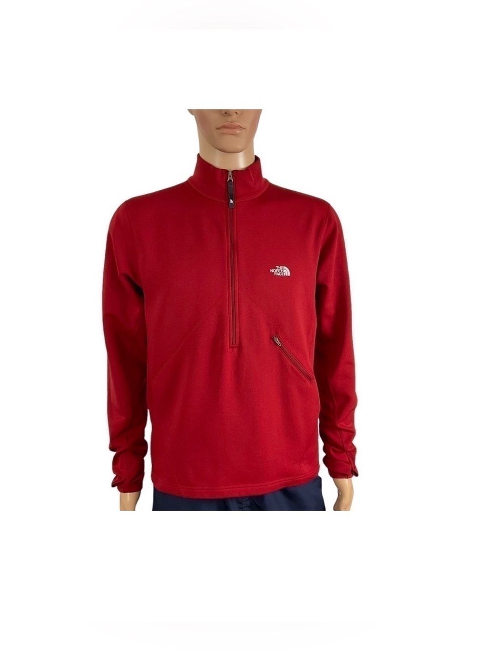The North Face Flight Series pullover 1/2 zip size medium red Jacket